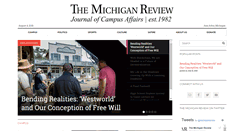 Desktop Screenshot of michiganreview.com